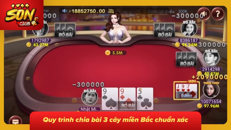 Đánh Bài 3 Cây Miền Bắc Sonclub Cùng Mẹo Thắng Đỉnh Cấp 2 Tay cầm chương chia bài 3 lá cho từng thành viên trên ván bài