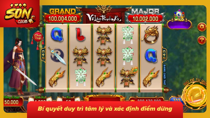 Nổ Hũ Đổi Thưởng SONCLUB: Khám Phá Sảnh Quay Và Mẹo Cực Chất 7 Xác định điểm dừng là một trong những chiến thuật tốt