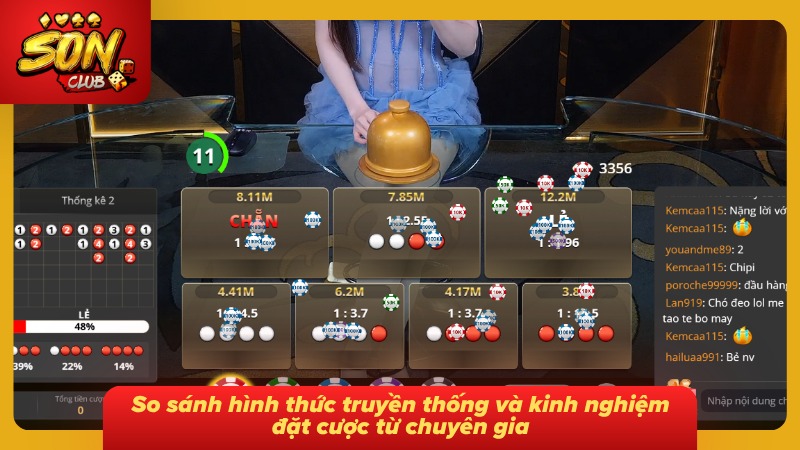 Xóc Đĩa Online: Đánh Giá Sảnh Cược Sonclub & Hướng Dẫn Chơi 4 Đối chiếu hai hình thức cùng kinh nghiệm tham gia từ chuyên gia